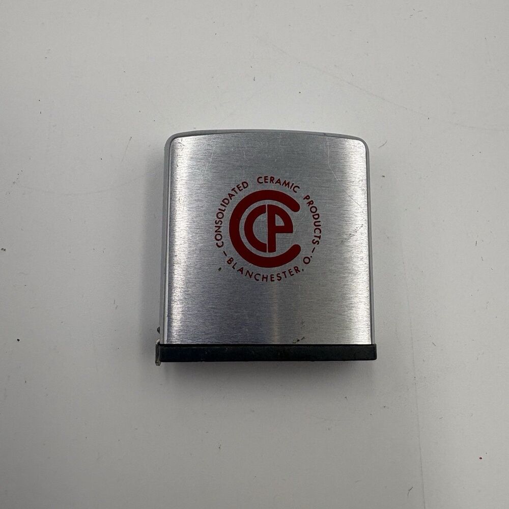 Zippo Ruler Tape Measure Consolidated Ceramic Products Blanchester
